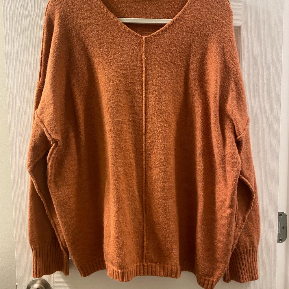 Cozy Orange Women's Sweater